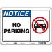 No Parking Sign 10 x 14 