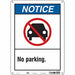 No Parking Sign 14 x 10 