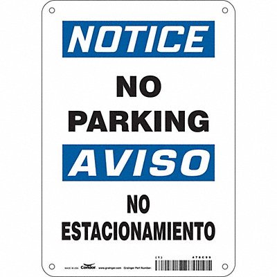 Safety Sign 10 inx7 in Polyethylene