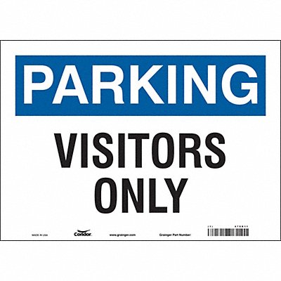 Visitor Parking Sign 10 x 14 