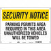 Safety Sign 14 inx20 in Aluminum