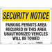 Safety Sign 14 inx20 in Polyethylene