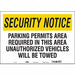Safety Sign 14 inx20 in Vinyl