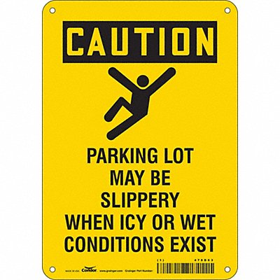 K1561 Safety Sign 10 inx7 in Aluminum