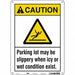 Safety Sign 14 inx10 in Polyethylene