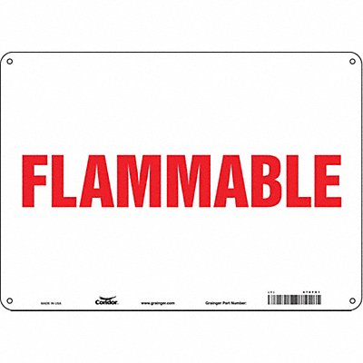 J9305 Safety Sign 10 inx14 in Aluminum