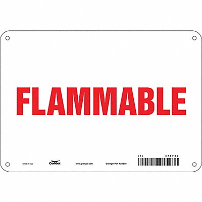 J9305 Safety Sign 7 inx10 in Polyethylene