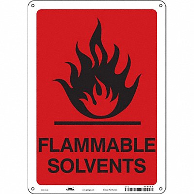 Safety Sign 14 in x 10 in Aluminum