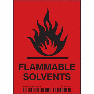 Safety Sign 4in x 2.875in Vinyl PK25