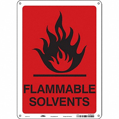 Safety Sign 14 in x 10 in Polyethylene