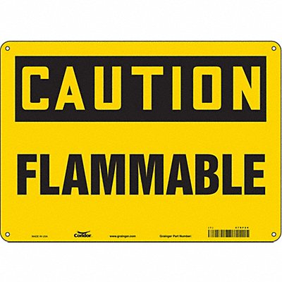 Safety Sign 10 inx14 in Aluminum