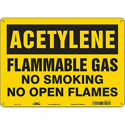 J9360 Safety Sign 10 in x 14 in Aluminum
