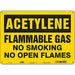 J9360 Safety Sign 10 in x 14 in Polyethylene
