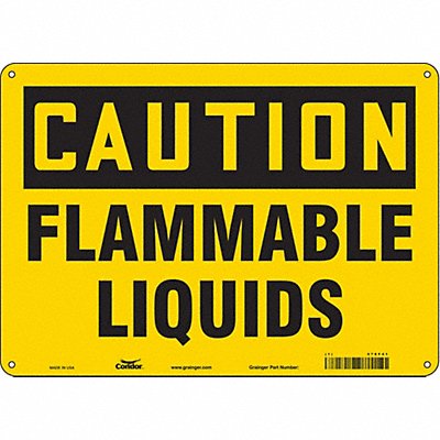 Safety Sign 10 inx14 in Polyethylene