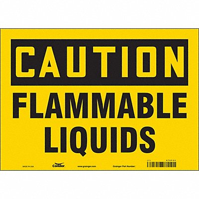 Safety Sign 10 inx14 in Vinyl
