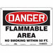 Safety Sign 10 inx14 in Aluminum
