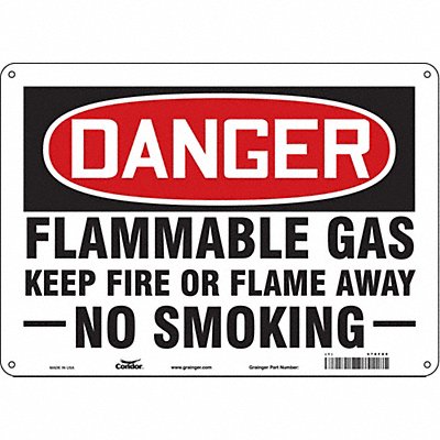 Safety Sign 10 inx14 in Aluminum