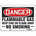 Safety Sign 10 inx14 in Polyethylene