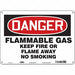 Safety Sign 10 in x 14 in Polyethylene