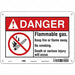 Safety Sign 7 in x 10 in Polyethylene