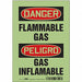 Safety Sign 10 in x 7 in Glow Vinyl