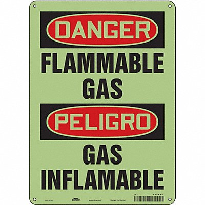 Safety Sign 14 inx10 in Polyethylene