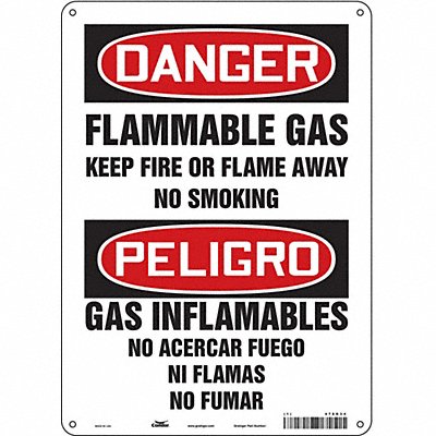 Safety Sign 14 in x 10 in Aluminum