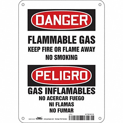 Safety Sign 10 inx7 in Polyethylene