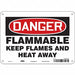 Safety Sign 7 in x 10 in Polyethylene