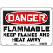 Safety Sign 10 in x 14 in Polyethylene