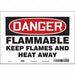 Safety Sign 7 in x 10 in Vinyl