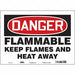 Safety Sign 10 inx14 in Vinyl