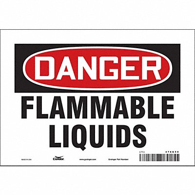 Safety Sign 7 inx10 in Vinyl