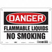 Safety Sign 7 in x 10 in Aluminum