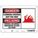 Safety Sign 7 in x 10 in Aluminum