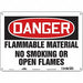 Safety Sign 10 in x 14 in Aluminum