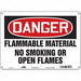 Safety Sign 10 in x 14 in Polyethylene