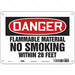 Danger Sign 7 in x 10 in Aluminum