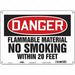 Safety Sign 10 in x 14 in Polyethylene