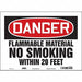 Safety Sign 10 in x 14 in Vinyl