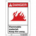 Safety Sign 10 in x 7 in Aluminum
