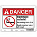 Safety Sign 7 in x 10 in Polyethylene