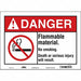 Safety Sign 10 in x 14 in Vinyl