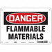 J6928 Safety Sign 7 inx10 in Polyethylene
