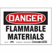 J6928 Safety Sign 5 inx7 in Vinyl