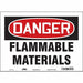 J6928 Safety Sign 10 inx14 in Vinyl