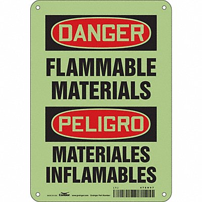 Safety Sign 10 inx7 in Polyethylene