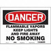 Safety Sign 10 in x 14 in Vinyl