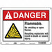 Safety Sign 10 in x 14 in Aluminum