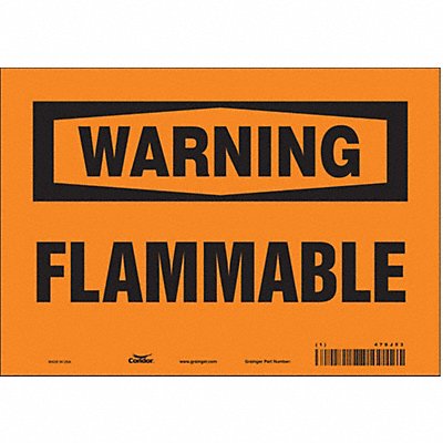 Safety Sign 7 inx10 in Vinyl